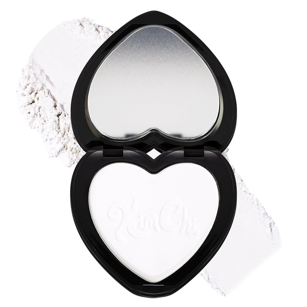 Kimchi Chic Almost Catfished Micro Pressed Powder - Brightening under Eye Setting Powder, Reduces Dark Circles, No Flashback, That White Powder