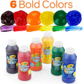 Crayola Washable Finger Paints (6Ct), Toddler Paint Set, Nontoxic Finger Paint for Kids, Arts & Crafts Supplies for Toddlers, Easter Basket