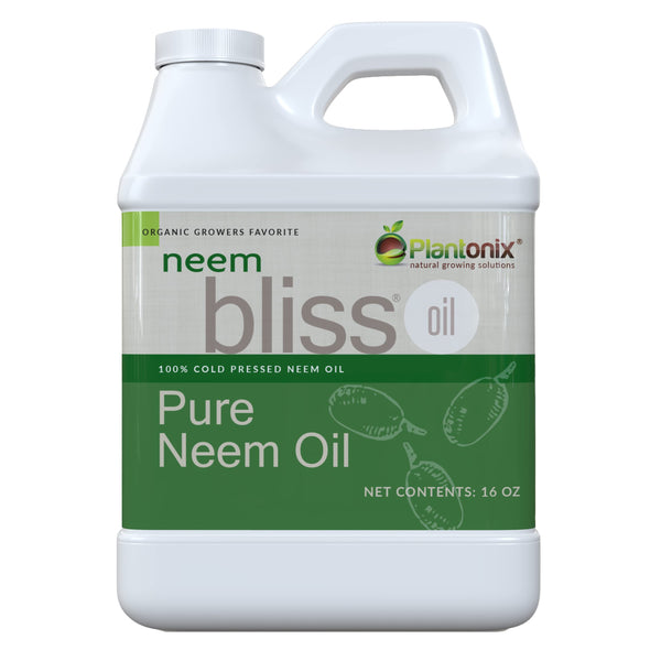Neem Bliss (16 Fl Oz) - Pure Neem Oil Concentrate - 100% Cold Pressed Neem Oil - All-Natural Neem Oil Concentrate - Pure Neem Oil Extract -