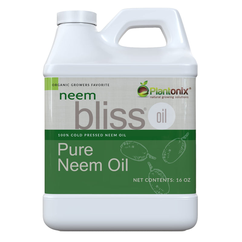 Neem Bliss (16 Fl Oz) - Pure Neem Oil Concentrate - 100% Cold Pressed Neem Oil - All-Natural Neem Oil Concentrate - Pure Neem Oil Extract -