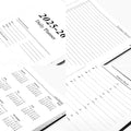 KESOTE Large Daily Planner 2025-2026 Full Page per Day, Hourly Schedule 8.5" X 11" Academic Diary Day Planner 12 Month (July 2025 - June 2026),