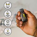 The Beard Club Premium Sandalwood Beard Oil for Men - Natural Castor & Sunflower Seed Oils - Beard & Mustache Conditioner - Hydrates, Moisturizes