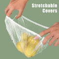 Fresh Keeping Bags, 300Pcs Food Covers, Reusable Elastic Food Storage Covers, Plastic Sealing Elastic Stretch Adjustable Bowl Lids, Universal