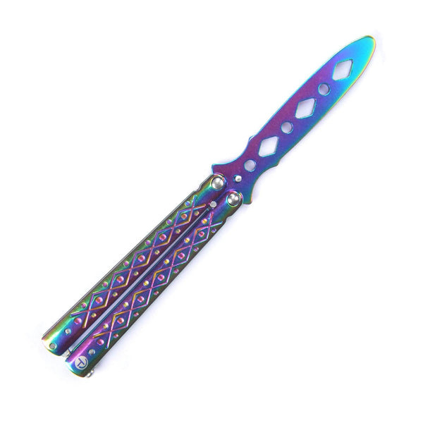 Butterfly Trainer, Unsharp-Blade Practice Training Tool Stainless Steel