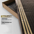 Siless Black 80 Mil (2Mm) 36 Sqft Car Sound Deadening Mat - Butyl Automotive Sound Deadener - Noise Insulation and Vibration Dampening Material