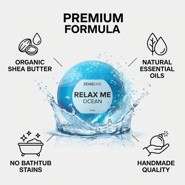 Bath Bombs for Men - Gift Set of 8 Scented Organic Handmade Bath Bombs of 2.5 oz with Natural Essential Oils, Unique Strong Manly Scents, for