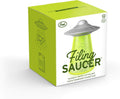 Genuine Fred Filing Saucer Paperclip Dispenser UFO Holder with Cow Paperclips, Space Themed Desktop Organizer Fun and Functional Desk Accessory