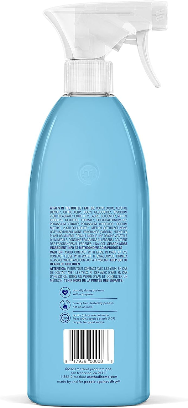 Method Bathroom Cleaner, Removes Mold + Mildew Stains, Eucalyptus Mint, 28 Fl Oz (Pack of 4)