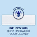 Bona Hardwood Floor Disposable Wet Cleaning Pads - 12 Cleaning Pads per Pack - Unscented - Use with Bona Mops - Residue-Free Floor Cleaning