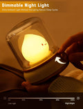Cute Chibi Flame Lamp, Anime Cozy Lights, Retro Rechargeable Night Light, Decor, Cute Desk Accessories, Gifts