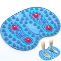 Foot Massager Mat 2PCS, Foot Reflexology Mat with Magnetic Therapy, Standing Desk Mat Acupressure Mat for Feet Relaxation, Pressure Point Mat for