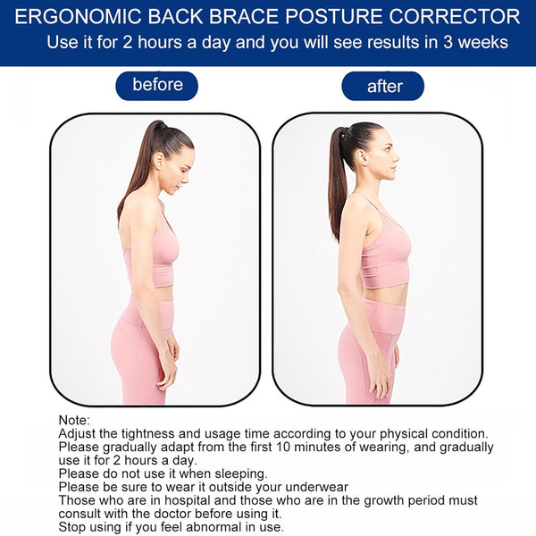 Back Brace Posture Corrector - Adjustable, for Women and Men, Back Lumbar Support, Shoulder Posture Support for Improve Posture Provide (XXL)