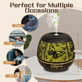 Essential Oil Diffuser for Bedroom 400Ml,Diffusers for Home with R/C,Cool Mist Humidifier Large Room,Ultrasonic Scent Diffuser Waterless Auto