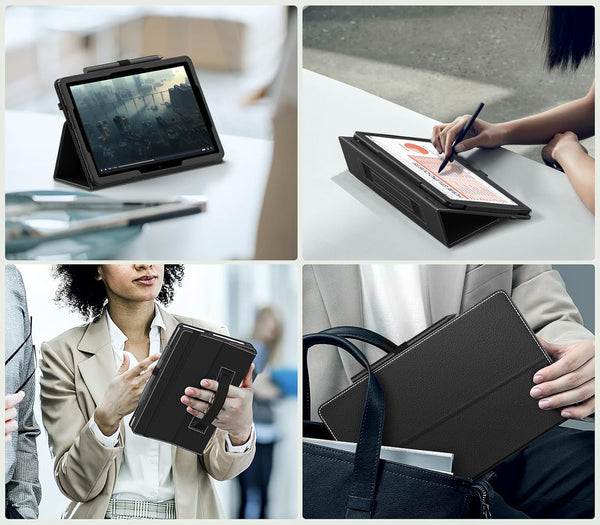 Moko Case Fits All-New Amazon Kindle Fire HD 10 & 10 plus Tablet (13Th/11Th Generation, 2023/2021 Release) 10.1" - Slim Folding Stand Cover with