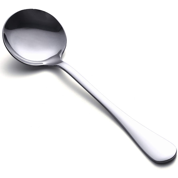Soup Spoons, 8-Piece Stainless Steel Spoons Heavy-Weight Spoon Flatware