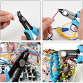 WGGE Wire Cutters Precision Flush Pliers with Supplementary Stripping, Cutting Pliers, Handy and Slim Diagonal Cutters, Ultra Sharp Wire Cutter,