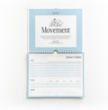 Habit Tracker Calendar & to Do List Planner, Spiral Bound Habit Tracker with Writable Goals, 12 Months Undated, 8"X10â