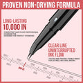 Imethod Curved Eyebrow Pen - Eyebrow Pencil, Brow Pencil 2-In-1 Dual-Ended Microblading Eyebrow Pen with Micro-Fork-Tip and Precise Brush-Tip