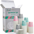 LITOPAK 600 Pack 3 oz Disposable Bathroom Cups, Colorful Small Disposable Paper Cups for Parties, Picnics, Barbecues, Travel and Events 600pack