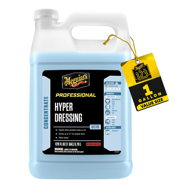 Meguiar'S D17001 Hyper Dressing - 1 Gallon â Give Your CarâS Trim Pieces the Best Shine & Gloss