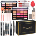 All in One Makeup Kit for Women Full Kit, Includes Eyeshadow,Foundation,Eyeliner,Mascara,Eyebrow Pencil,Contour Stick, Makeup Brush, Makeup