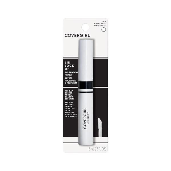 COVERGIRL Lid Lock up Eyeshadow Primer, Clear, All-Day, Dries Quickly, .06 Pound, Crease-Proof, Shadow Security, Maximizes the Wear and Intensity