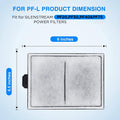 Hitauing 12 Packs PF-L Carbon Cartridges for PF20, PF30, PF40 and PF75 Power Filters