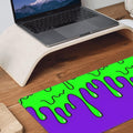 Gaming Mouse Pad Abstract Dripping Design Desk Mat Desk Pad Large Gaming Mouse Pad E-Sports Office Keyboard Pad Computer Mouse Non-Slip Computer