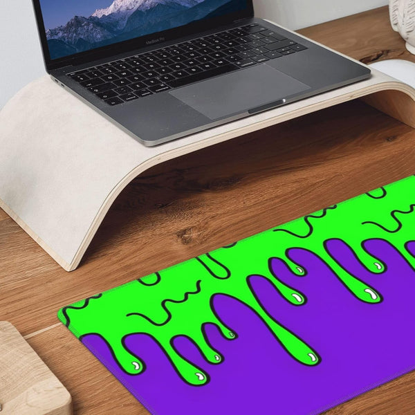 Gaming Mouse Pad Abstract Dripping Design Desk Mat Desk Pad Large Gaming Mouse Pad E-Sports Office Keyboard Pad Computer Mouse Non-Slip Computer
