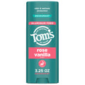 TomâS of Maine Rose Vanilla Aluminum Free Natural Deodorant for Women & Men | Goes on Clear | Odor & Wetness Protection | Naturally Derived and