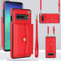 Asuwish Phone Case for Samsung Galaxy S10 plus Wallet Cover with RFID Blocking Credit Card Holder Wrist Crossbody Strap Lanyard Stand Cell