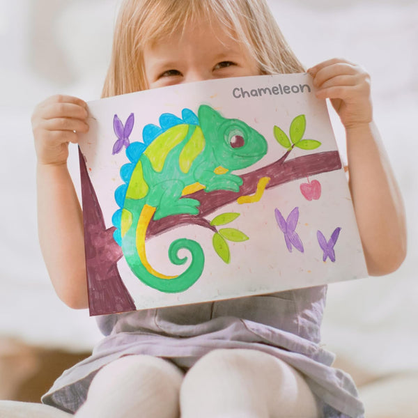 Paint with Water Coloring Book for Kids - Toddler Activities - Mess Free Color Activity - Painting Arts and Crafts for Toddlers Ages 2-4, 1-3, 3-5