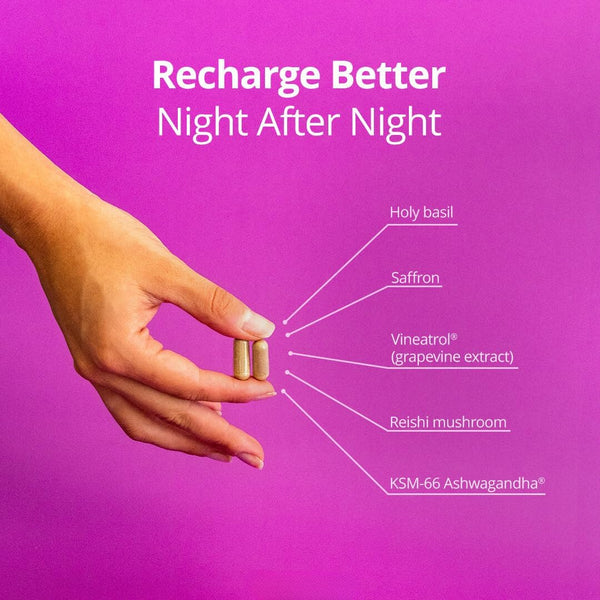 NEUROHACKER COLLECTIVE Qualia Night Sleep Aid | Non-Habit Forming | Science-Backed Supplement for Deep Refreshing Sleep | Melatonin-Free, Vegan,