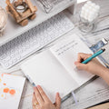 Diary with Lock, A5 Lockable Journal, PU Leather Combination Lock Diary, Lock Diary Planner Organizer for Men and Women, Office Product 8.6 X 5.9