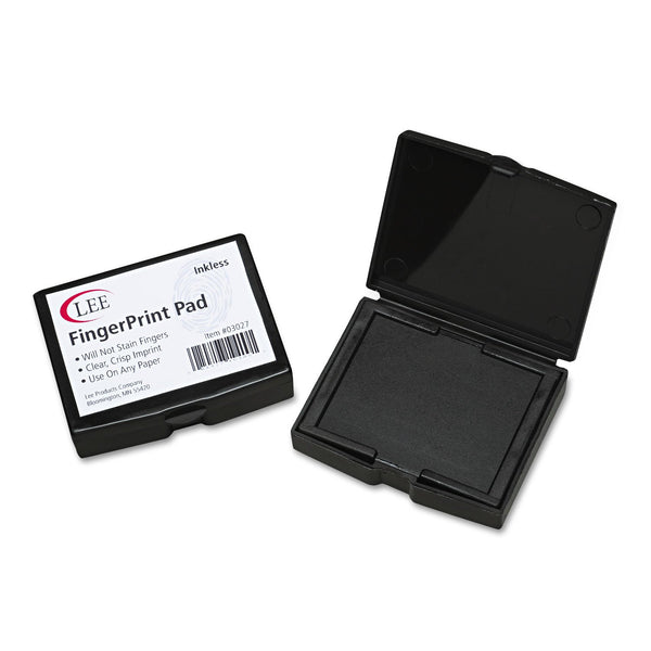 Lee Inkless Fingerprint Pad (S03027),Black,0.5" X 2.3" X 1.8