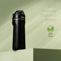 SIPX™ Triple-Insulated Stainless Steel Water Bottle - 18Oz. with Straw Lid, Bpa-Free Reusable Insulated Water Bottle Keeps Cold for 12 Hours,