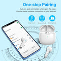 Wireless Earbuds, Bluetooth 5.4 Headphones in Ear with Noise Cancelling Mic, Bluetooth Earbuds Stereo Bass, IP7 Waterproof Sports Earphones, 32H