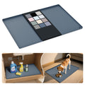 Waterproof Silicone under Sink Mat 31'' X 22'' Shelf Liner for Kitchen and Bathroom, Cabinet and Counter Protector, Storage and Organizers, Litter