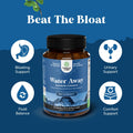 Water Away Herbal Diuretic Pills High Strength - Fluid Retention Supplement with Dandelion Leaf Extract & Green Tea for Bloating Relief for Women