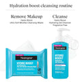 Neutrogena Hydro Boost Fragrance Free Hydrating Gel Facial Cleanser with Hyaluronic Acid, Daily Foaming Face Wash & Makeup Remover, Gentle Face
