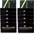 RFID Blocking Card 10 Pack,One Card Protects Entire Wallet,Rfid/Nfc Contactless Bank Debit Credit Card Protector ID ATM Guard Card Blocker,Smart