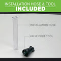 Slime 10003 Bike Tube Puncture Repair Sealant, Prevent and Repair, Suitable for All Bicycles, Non-Toxic, Eco-Friendly, 8Oz Bottle