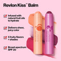 Revlon Kiss Tinted Lip Balm with SPF 20, Hydrating, Flavored, Infused with Natural Fruit Oils, 025 Fresh Strawberry, 0.09 Oz
