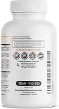 Bronson Vitamin B Complex with Vitamin C - Immune Health, Energy Support & Nervous System Support - Non-Gmo, 250 Vegetarian Capsules