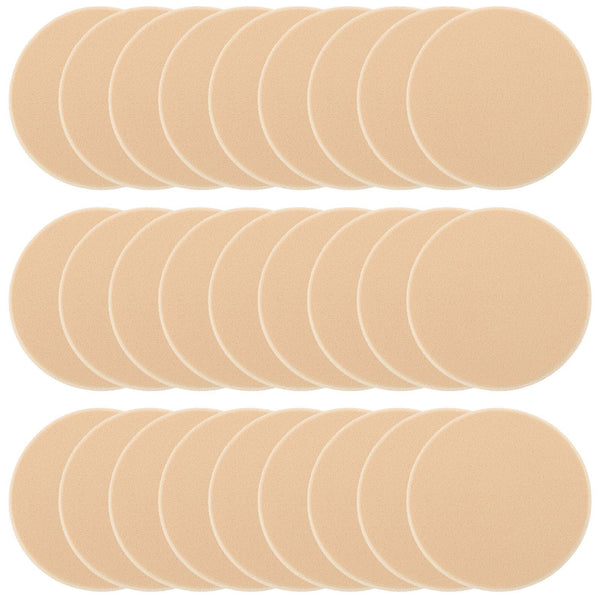 25 Pcs Women'S round Soft Makeup Beauty Eye Face Foundation Blender Facial Smooth Powder Puff Cosmetics Blush Applicators Sponges Use for Dry and Wet