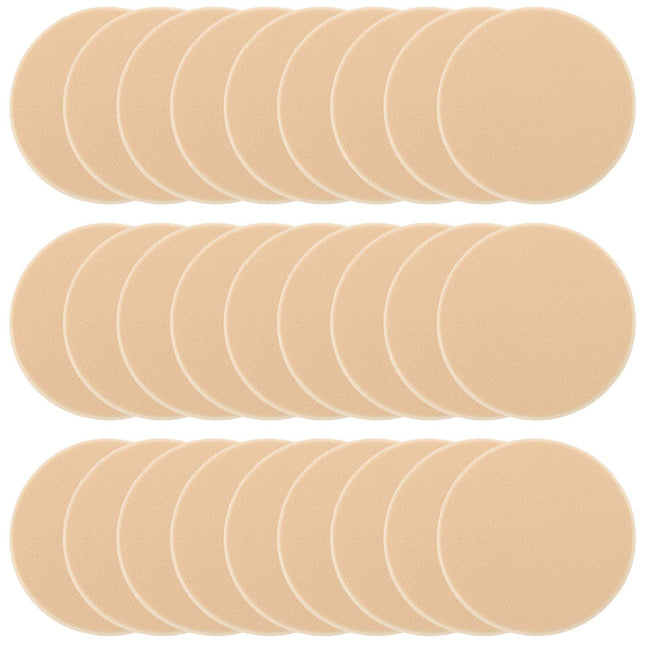25 Pcs Women'S round Soft Makeup Beauty Eye Face Foundation Blender Facial Smooth Powder Puff Cosmetics Blush Applicator
