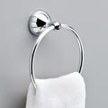 Delta Foundations (1-Pack) Hand Towel Holder Polished Chrome Towel Racks for Bathroom Wall round Towel Ring Holder for Bath Towel Hanger for