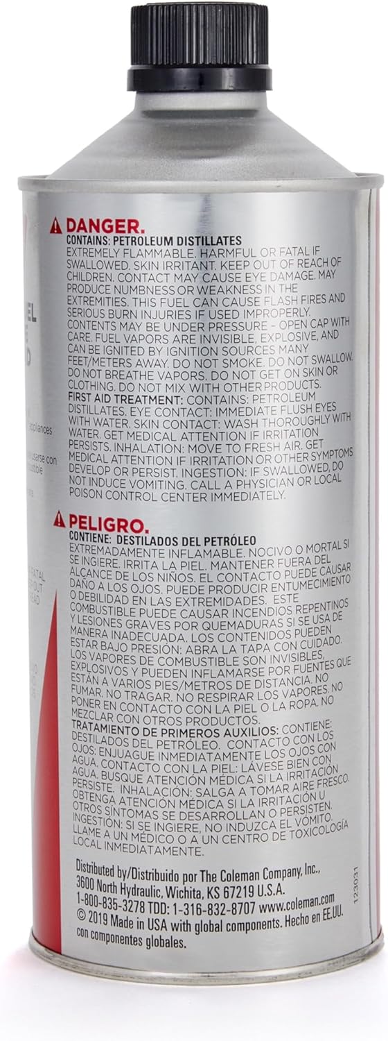 Coleman 32Oz Premium Camping Fuel, All Season Efficient Fuel Canister, Ideal for Camping Lanterns & Stoves