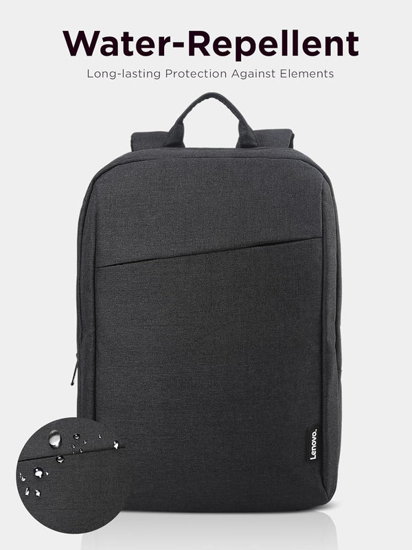 Lenovo Laptop Backpack B210, 15.6-Inch Laptop/Tablet, Durable, Water-Repellent, Lightweight, Clean Design, Sleek for Travel, Business Casual or