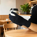 WANDER Gloves for Men Womens Lightweight Merino Wool Touchscreen Thermal Knit Running Winter Glove Liners